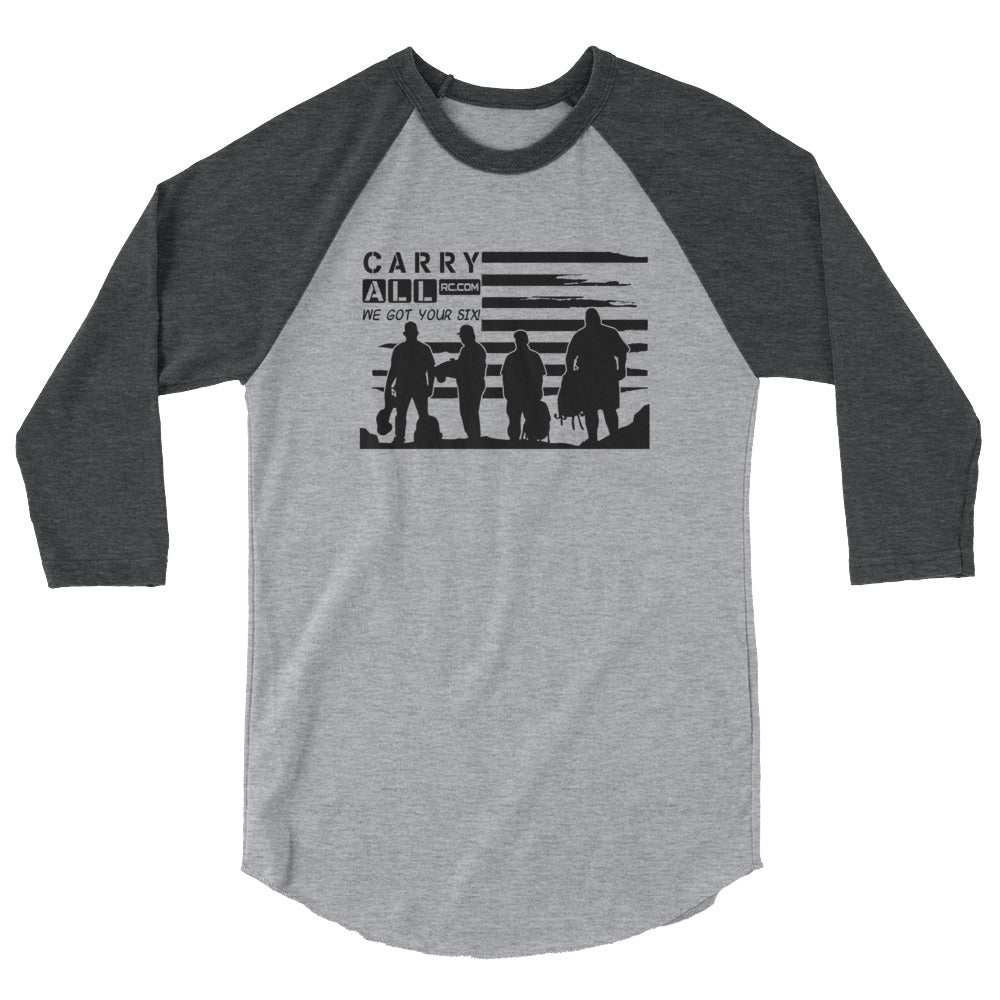 CARC 3/4 sleeve raglan shirt
