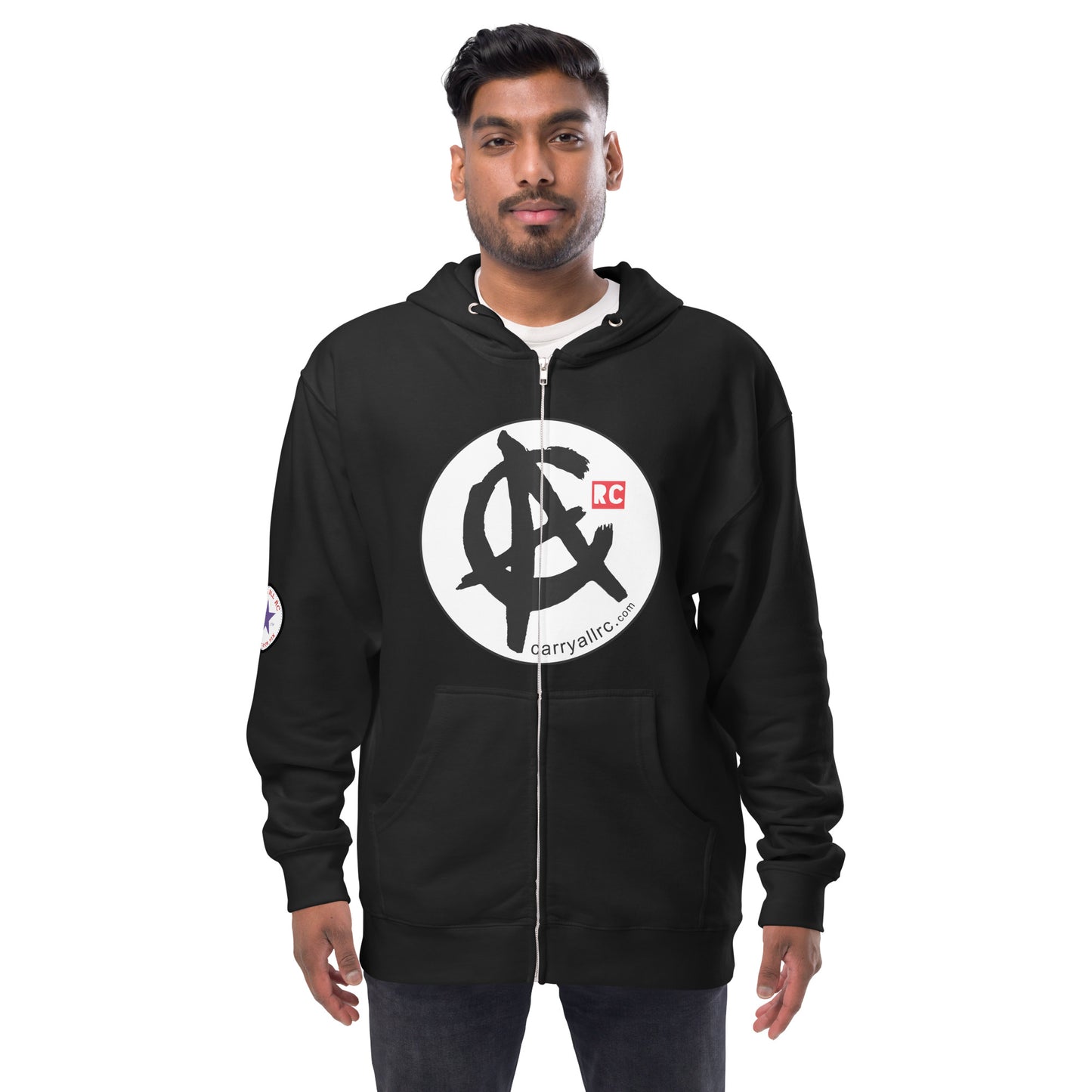 CARC Combo Unisex fleece zip up hoodie