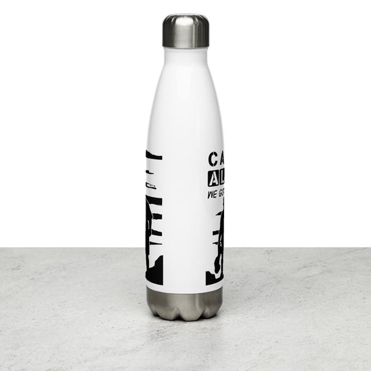 CARC Simple Silhouette Stainless Steel Water Bottle