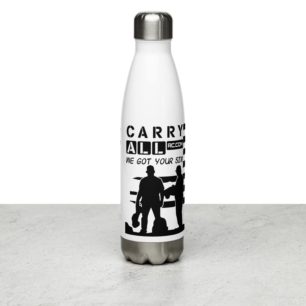 CARC Simple Silhouette Stainless Steel Water Bottle